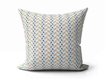 Geometric cushion - Geometric fabric cushion by BABEL D - view 2